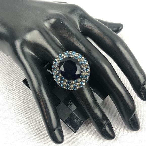 Saks Fifth Avenue Jewelry - Saks 5th Ave | Onyx & Pave Stone Cocktail Ring